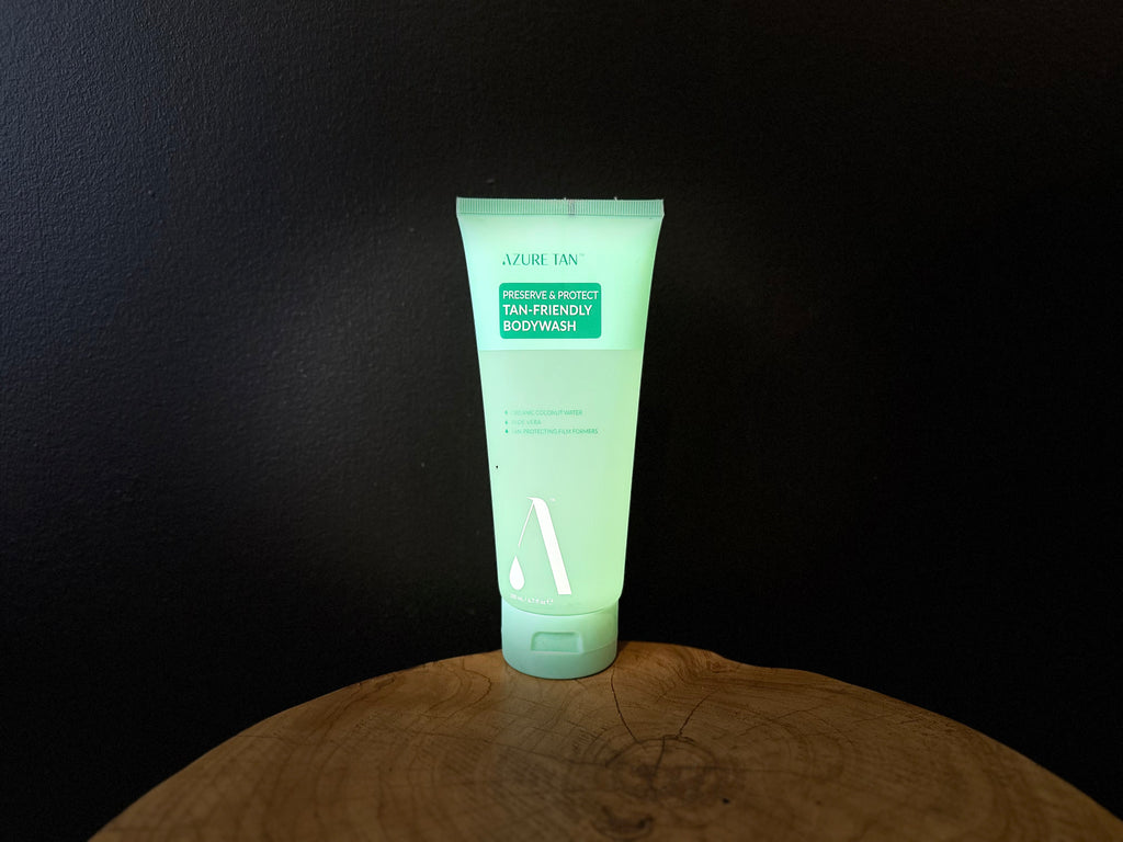 azure body wash tan safe for every day use 